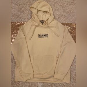 New Taylor Swift Paris Eras Tour Hoodie, Tour, cream, size L, orig